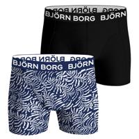 Bjorn Borg Bamboo Boxershorts 2-pack zwart - blauw