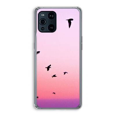 Fly away: Oppo Find X3 Transparant Hoesje