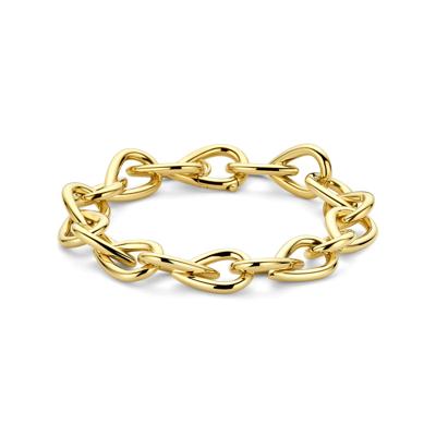 14k Gouden Schakelarmband 12,8 mm - 20 cm voor Heren of Dames