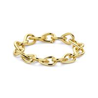 14k Gouden Schakelarmband 12,8 mm - 20 cm voor Heren of Dames