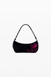 XS bloemen tas - BLACK - U