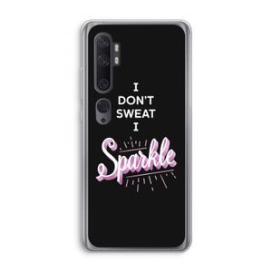 Sparkle quote: Xiaomi Mi Note 10 Pro Transparant Hoesje