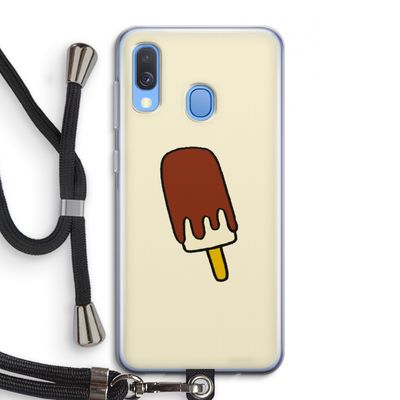 Frisco: Samsung Galaxy A40 Transparant Hoesje met koord