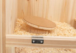 Trixie loopschijf hamsters hout kurk (22 CM)