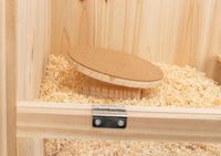TRIXIE LOOPSCHIJF DEGOES / GROTE HAMSTERS HOUT / KURK 30 CM - thumbnail