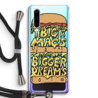 Big Macs Bigger Dreams: Huawei P30 Transparant Hoesje met koord