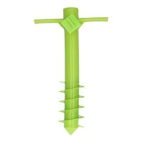 Groene parasolhouder/ parasolharing strand 40 cm   -