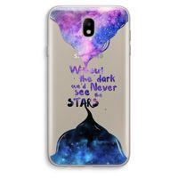 Stars quote: Samsung Galaxy J7 (2017) Transparant Hoesje