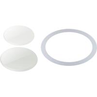 Waterdichte IP65 Spot Kit - Rond Helder en Melkglas