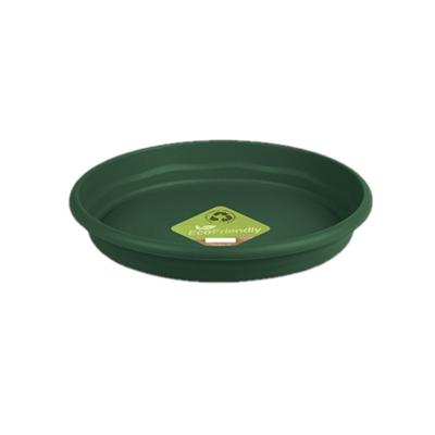 Opvangbord - groen - kunststof - D29 cm - onderschaal/opvangbord
