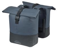 Basil Dubbele fietstas cove 28-32l 14 x 29 x 36 cm - blauw/zwart