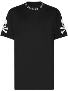 Philipp Plein t-shirt en coton à logo imprimé - Noir