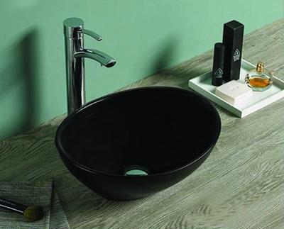 Keramische Waskom Vienna Mat Zwart Keramische Waskom Vienna Mat Zwart