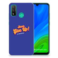 Huawei P Smart 2020 | Siliconen hoesje | met naam Never Give Up Huawei P Smart 2020 | Siliconen hoesje | met naam Never Give Up