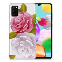 Samsung Galaxy A41 TPU Case Roses - thumbnail