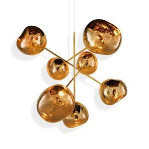 Tom Dixon Melt Large Chandelier LED Hanglamp - Goud