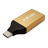 ROLINE 12.03.3232 USB grafische adapter 4096 x 2560 Pixels Goud - thumbnail