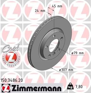 Remschijf Coat Z 150348620