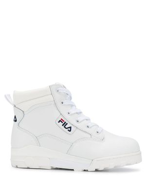 Fila baskets montantes à lacets - Blanc