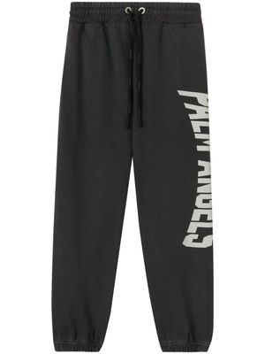 Palm Angels pantalon de jogging à logo imprimé - Gris