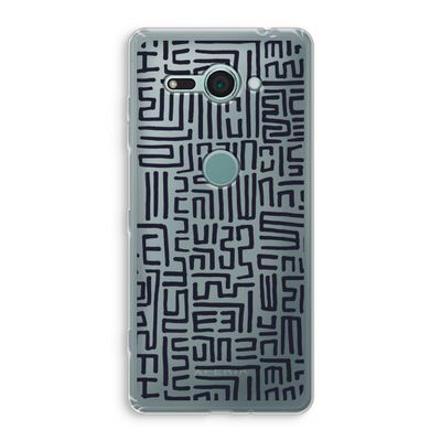 Moroccan Print: Sony Xperia XZ2 Compact Transparant Hoesje
