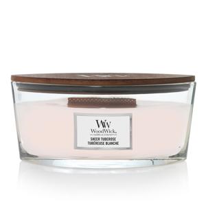 WoodWick Sheer Tuberose Ellipse kaars Ellips Roze 1 stuk(s)