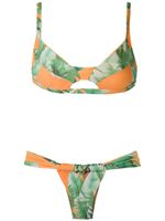 Amir Slama bikini imprimé - Vert - thumbnail