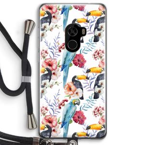 Bloemen tukan: Xiaomi Mi Mix 2 Transparant Hoesje met koord