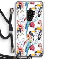 Bloemen tukan: Xiaomi Mi Mix 2 Transparant Hoesje met koord