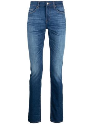 BOSS jean slim à taille mi-haute - Bleu