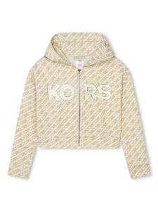 Michael Kors Kids veste à logo imprimé - Tons neutres