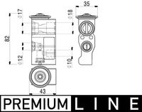 Expansieventiel, airconditioning AVE2000P