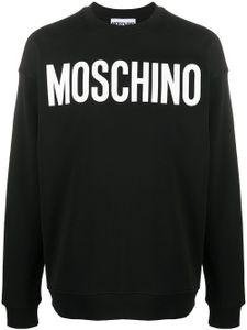 Moschino sweat à logo imprimé - Noir