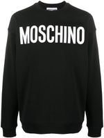 Moschino sweat à logo imprimé - Noir - thumbnail