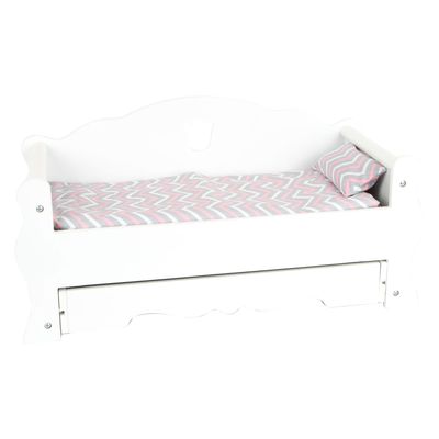 Small Foot houten poppenbed met lade en beddengoed, 4dlg.