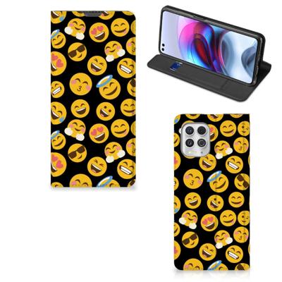 Motorola Moto G100 | Hoesje met Magneet | Emoji