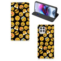Motorola Moto G100 | Hoesje met Magneet | Emoji
