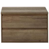 Porto Badmeubelset 90 cm - Tabacco - Wastafelbovenblad Tabacco