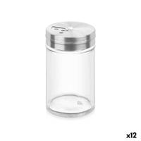 Kruidenrek Vivalto 5 x 8,5 x 5 cm Transparant Zilverkleurig (12 Stuks)