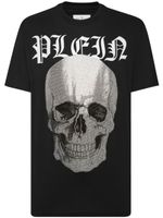 Philipp Plein skull crystal-embellished cotton T-shirt - Noir