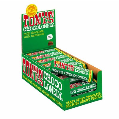Tony&apos;s Chocolonely - Melk Hazelnoot - 35x 47g