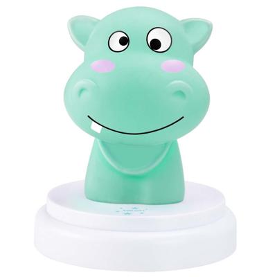 Alecto SILLY HIPPO - LED nachtlampje, nijlpaard, blauw