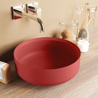 MONDIAZ COSS Waskom solid surface 36cm kleur Fire / Fire MONDIAZ COSS Waskom solid surface 36cm kleur Fire / Fire