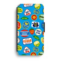 Fruitsticker: iPhone XR Flip Hoesje