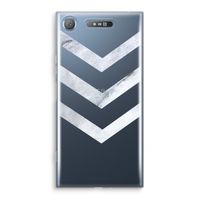 Marmeren pijlen: Sony Xperia XZ1 Transparant Hoesje