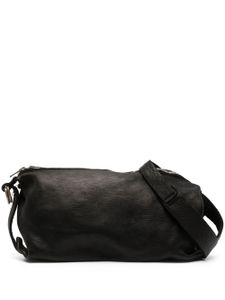 Guidi sac à bandoulière en cuir - Noir