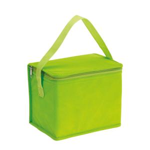 Kleine koeltas voor lunch - groen - 20 x 13 x 17 cm - 4.5 liter - Koeltassen