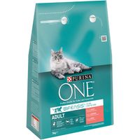 Purina One Adult Zalm/Volkoren Granen 3kg