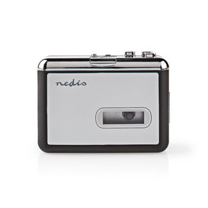 Nedis Cassettebandjes Digitaliseren | Draagbaar | Output: 1x 3,5 mm / 1x Mini USB | 1 stuks - ACGRU100GY ACGRU100GY