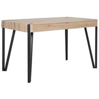 Beliani CAMBELL - Eettafel-Lichte houtkleur-MDF